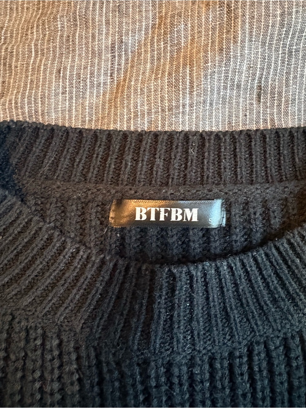 Striped Ribbed Sweater - Picture 3 of 3
